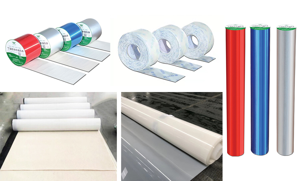 Building waterproof material application