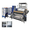 Large - width coating machine for automobile floor leather