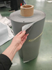 Butyl Flexible Waterproofing Membrane Including Steel Wire Mesh Or Alunet Mesh Extruding Coating Machine